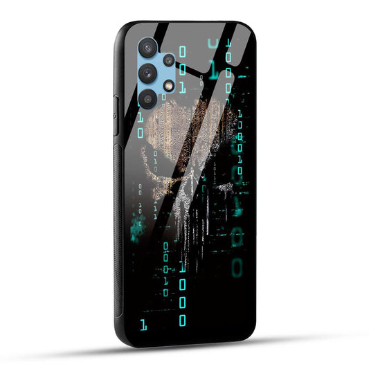 Samsung Galaxy M32 5G Back Cover Hacker Printed Glass Case