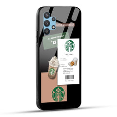 Samsung Galaxy M32 5G Starbucks Coffee Printed Glass Case
