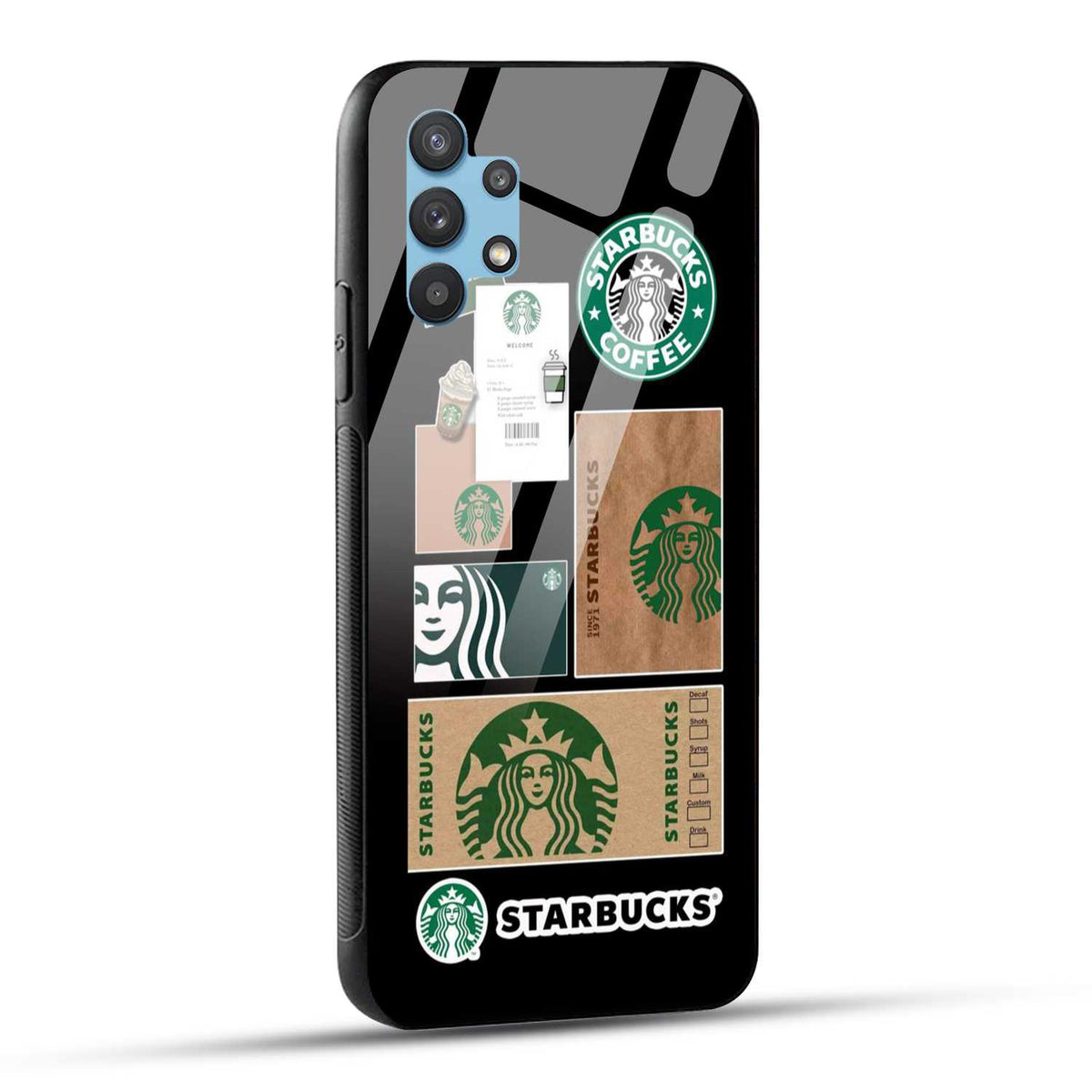 Samsung Galaxy M32 5G Starbucks Coffee Printed Glass Case