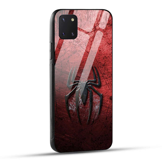 Samsung Galaxy Note 10 Lite Back Cover Red Spider Printed Glass Case