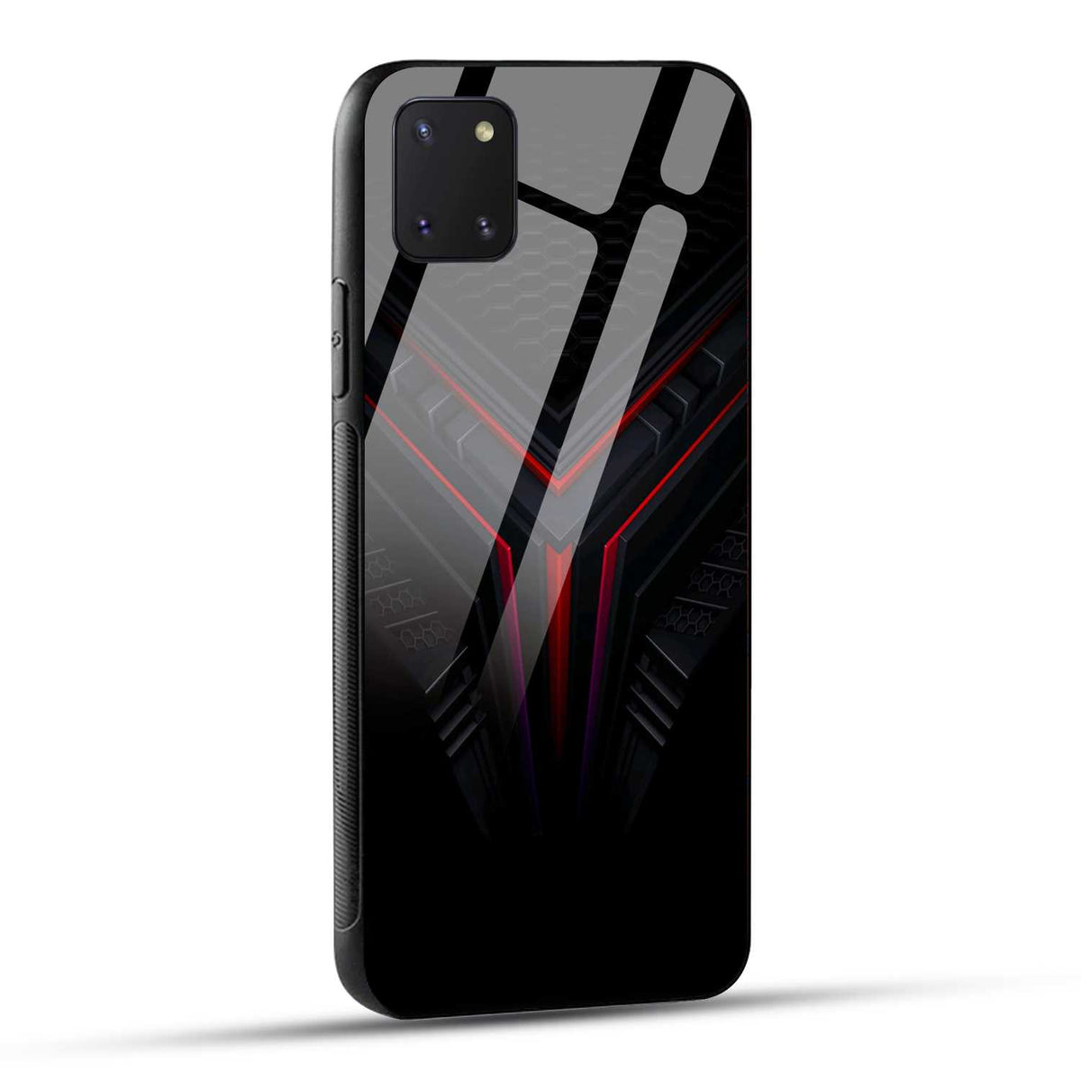 Samsung Galaxy Note 10 Lite Back Cover Abstract Robotic Printed Glass Case