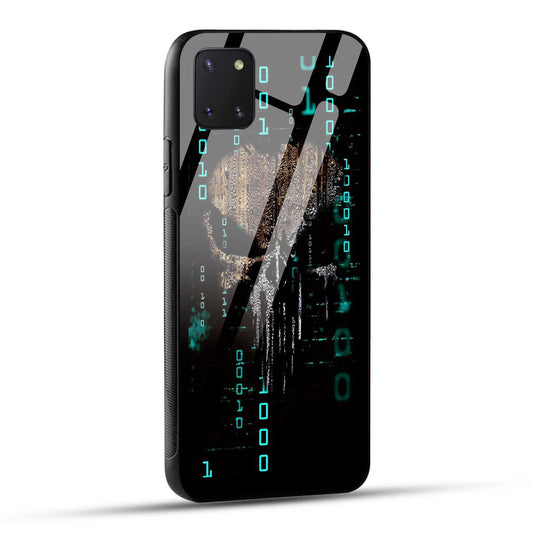 Samsung Galaxy Note 10 Lite Back Cover Hacker Printed Glass Case
