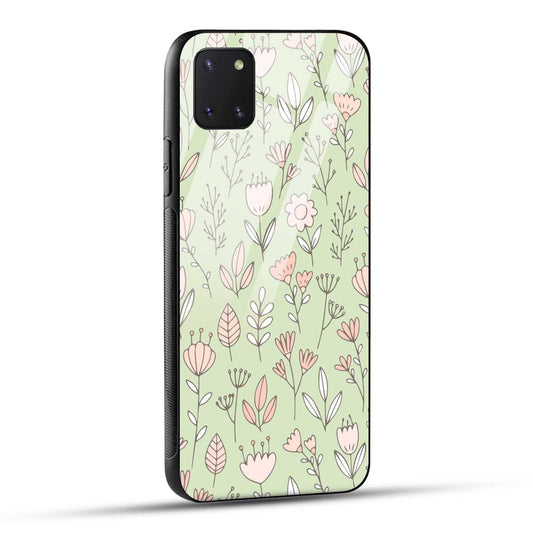 Samsung Galaxy Note 10 Lite Back Cover Flower Art Printed Glass Case