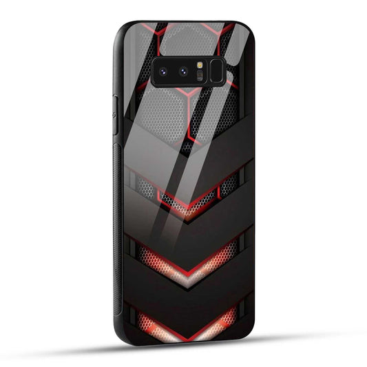 Samsung Galaxy Note 8 Back Cover Robotic Abstract Printed Glass Case