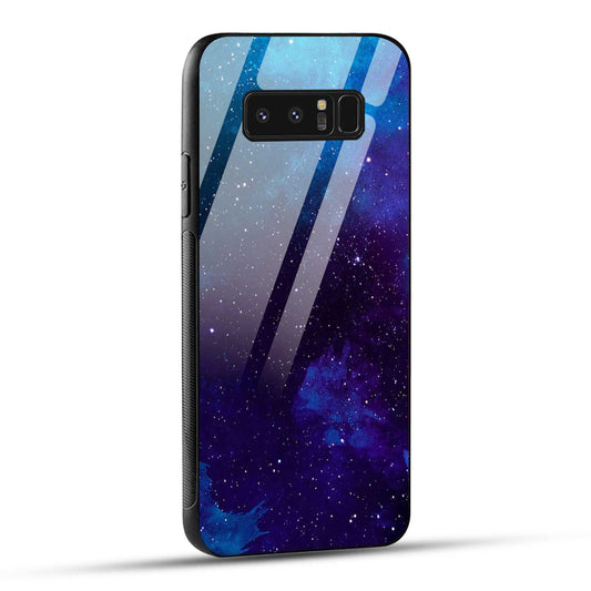 Samsung Galaxy Note 8 Back Cover Beautiful Star Space Printed Glass Case