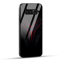 Samsung Galaxy Note 8 Back Cover Abstract Robotic Printed Glass Case