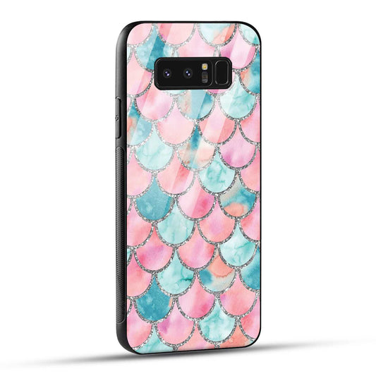 Samsung Galaxy Note 8 Back Cover Mirror Pattern Printed Glass Case