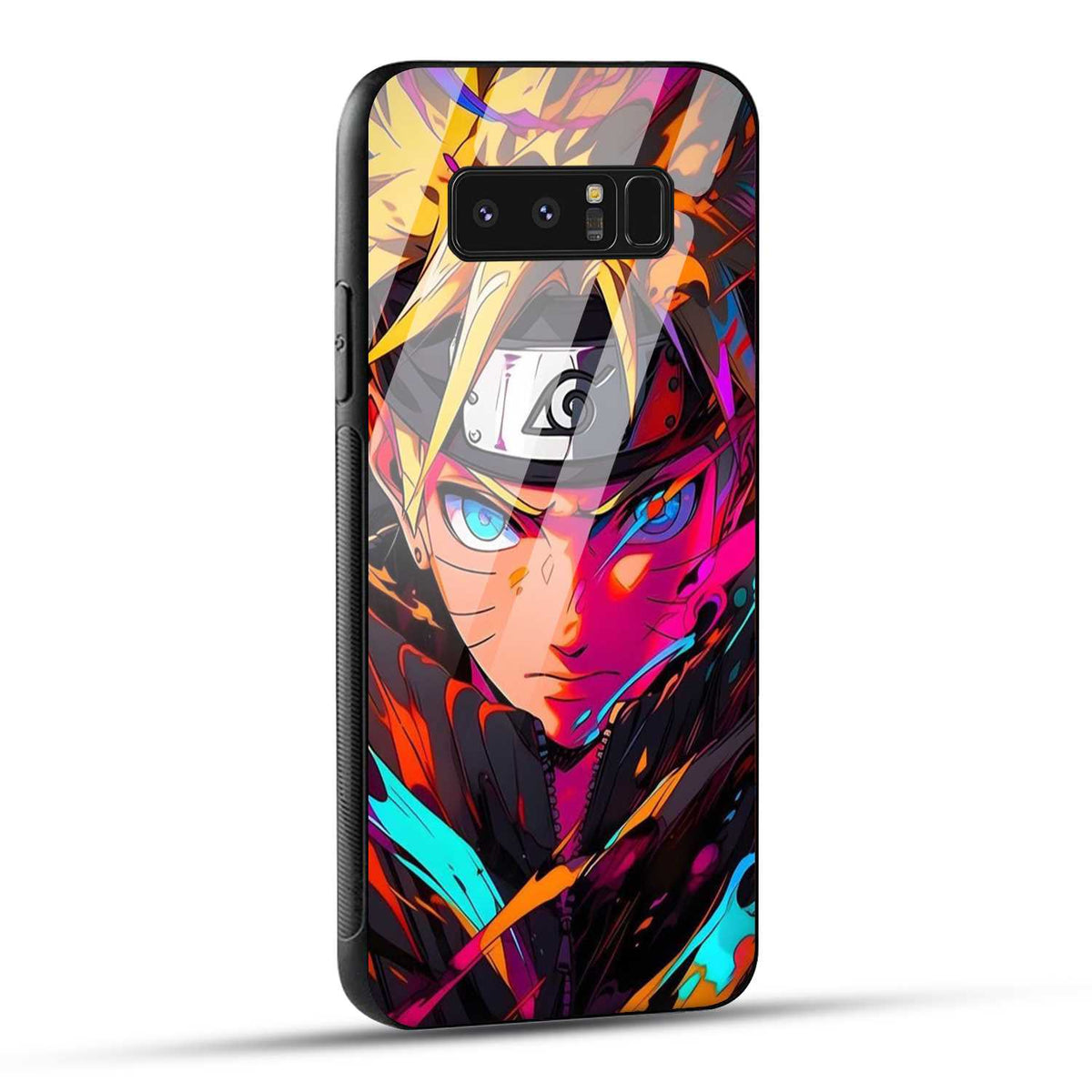 Samsung Galaxy Note 8 Back Cover Colourful Cartoon anime Printed Glass Case