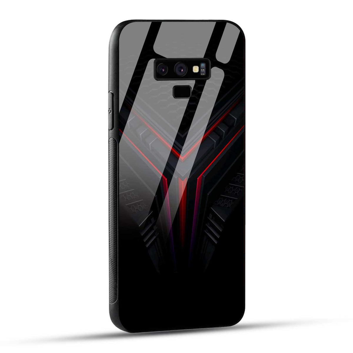 Samsung Galaxy Note 9 Back Cover Abstract Robotic Printed Glass Case