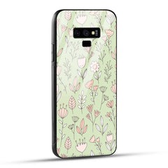 Samsung Galaxy Note 9 Back Cover Flower Art Printed Glass Case