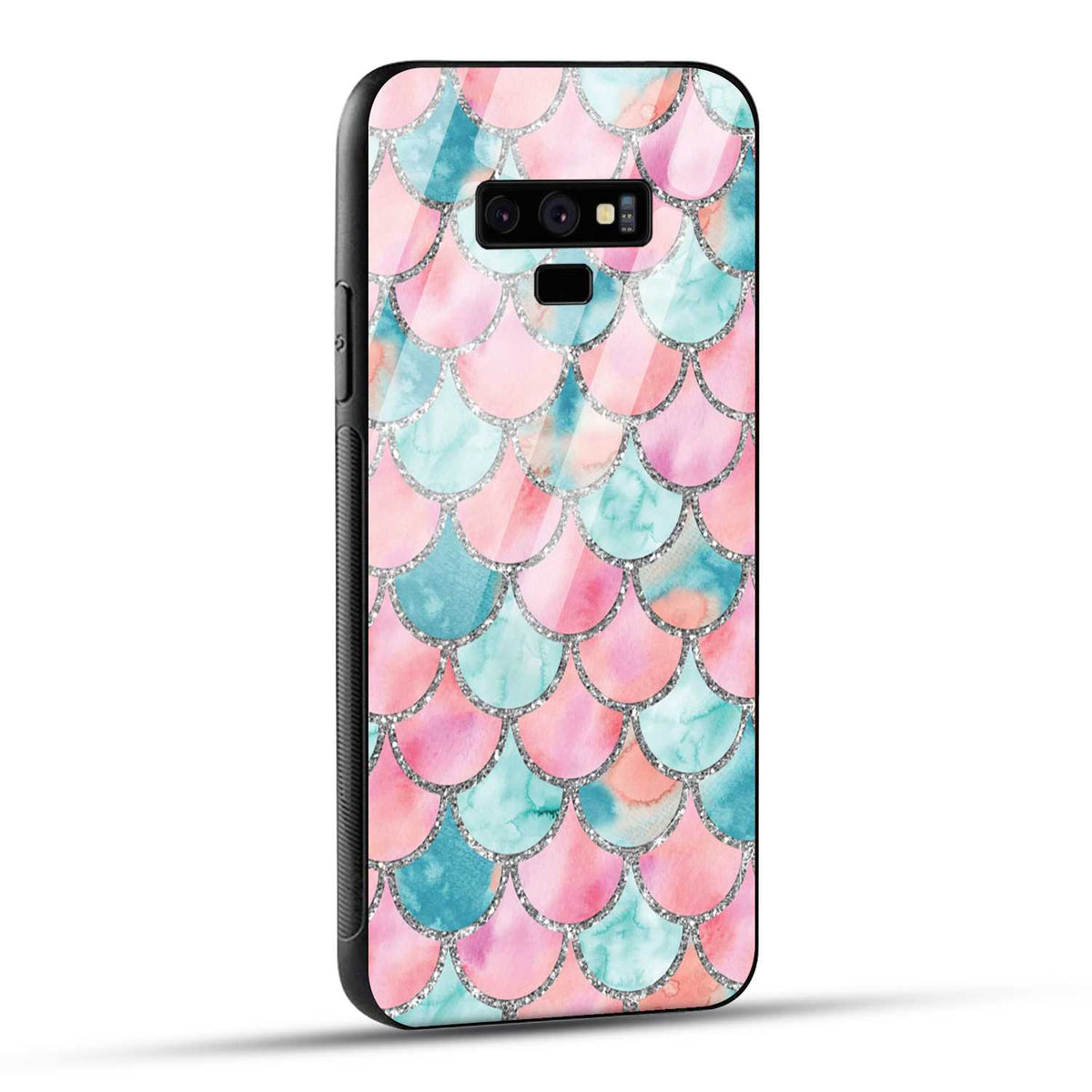 Samsung Galaxy Note 9 Back Cover Mirror Pattern Printed Glass Case