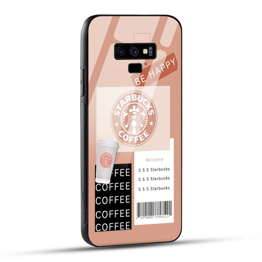 Samsung Galaxy Note 9 Starbucks Coffee Printed Glass Case