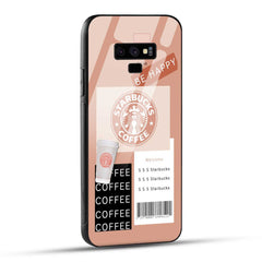 Samsung Galaxy Note 9 Starbucks Coffee Printed Glass Case