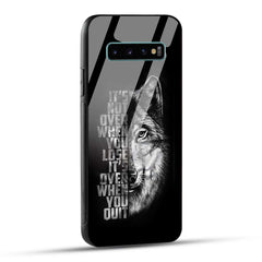 Samsung Galaxy S10 Plus Back Cover Motivational Positive Quote Printed Glass Case