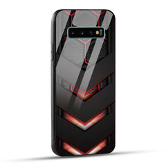 Samsung Galaxy S10 Plus Back Cover Robotic Abstract Printed Glass Case