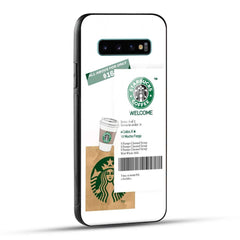 Samsung Galaxy S10 Plus Starbucks Coffee Printed Glass Case
