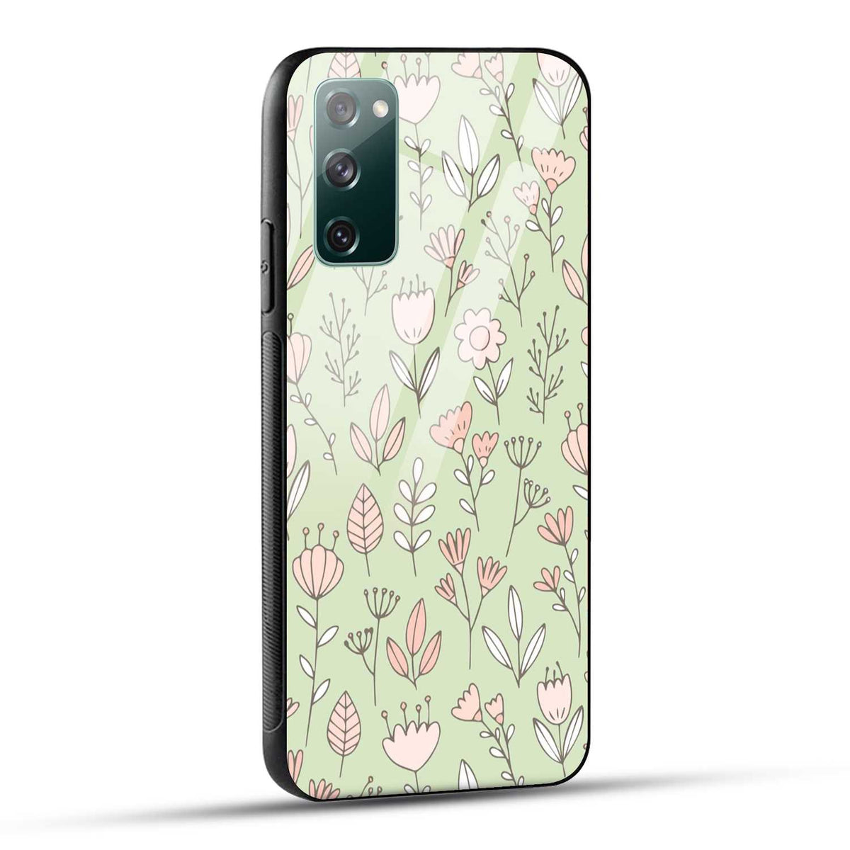 Samsung Galaxy S20 FE Back Cover Flower Art Printed Glass Case