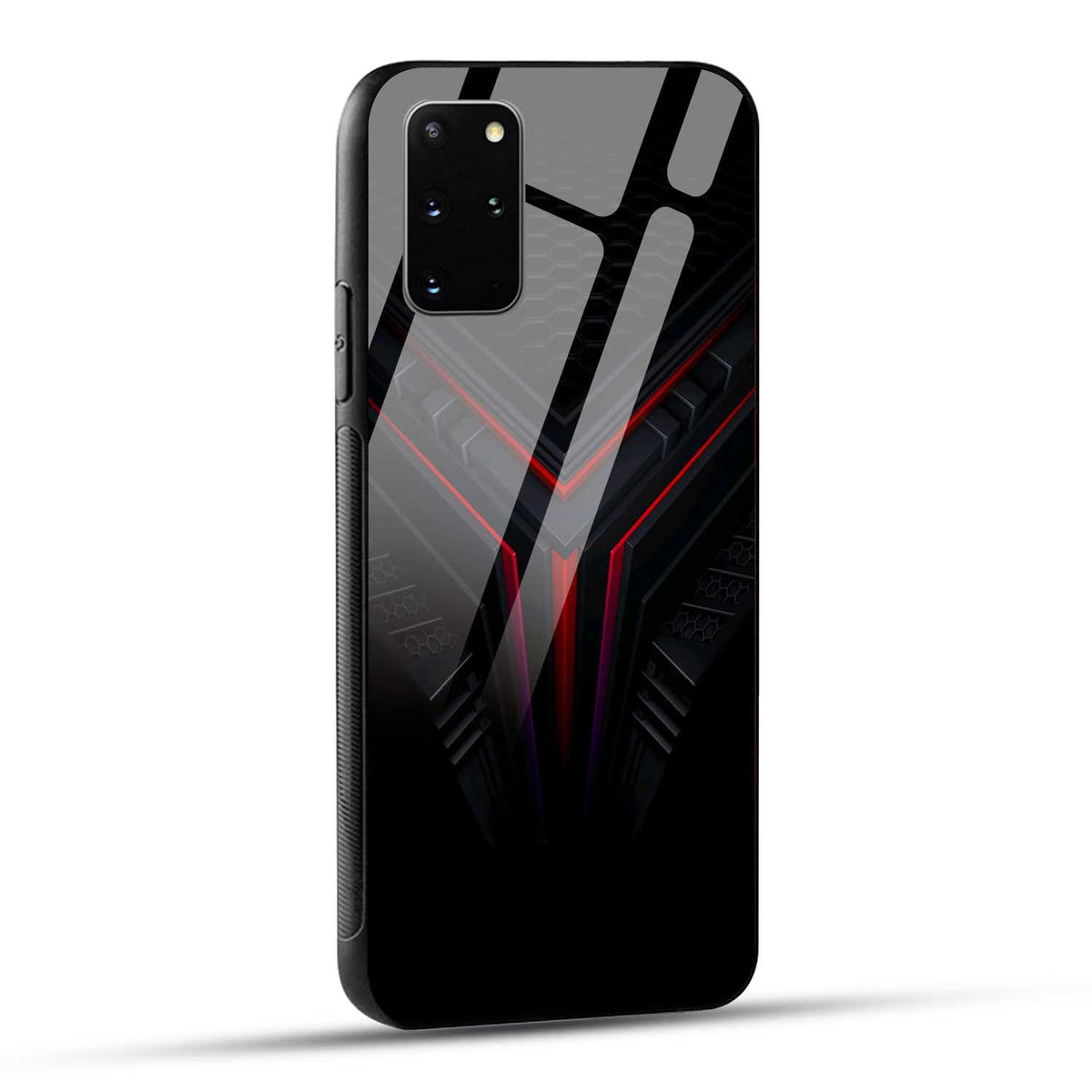 Samsung Galaxy S20 Plus Back Cover Abstract Robotic Printed Glass Case