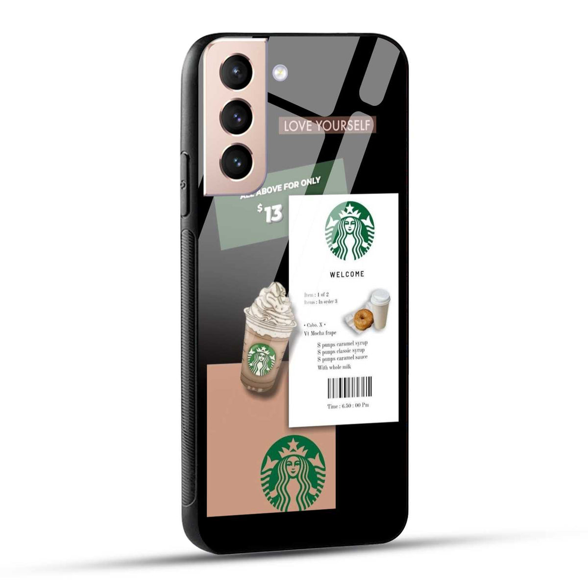Samsung Galaxy S21 5G Starbucks Coffee Printed Glass Case