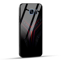 Samsung Galaxy S7 Edge Back Cover Abstract Robotic Printed Glass Case