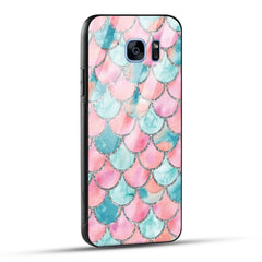 Samsung Galaxy S7 Edge Back Cover Mirror Pattern Printed Glass Case