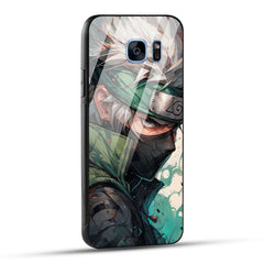 Samsung Galaxy S7 Edge Back Cover Multicolour Cartoon anime Printed Glass Case