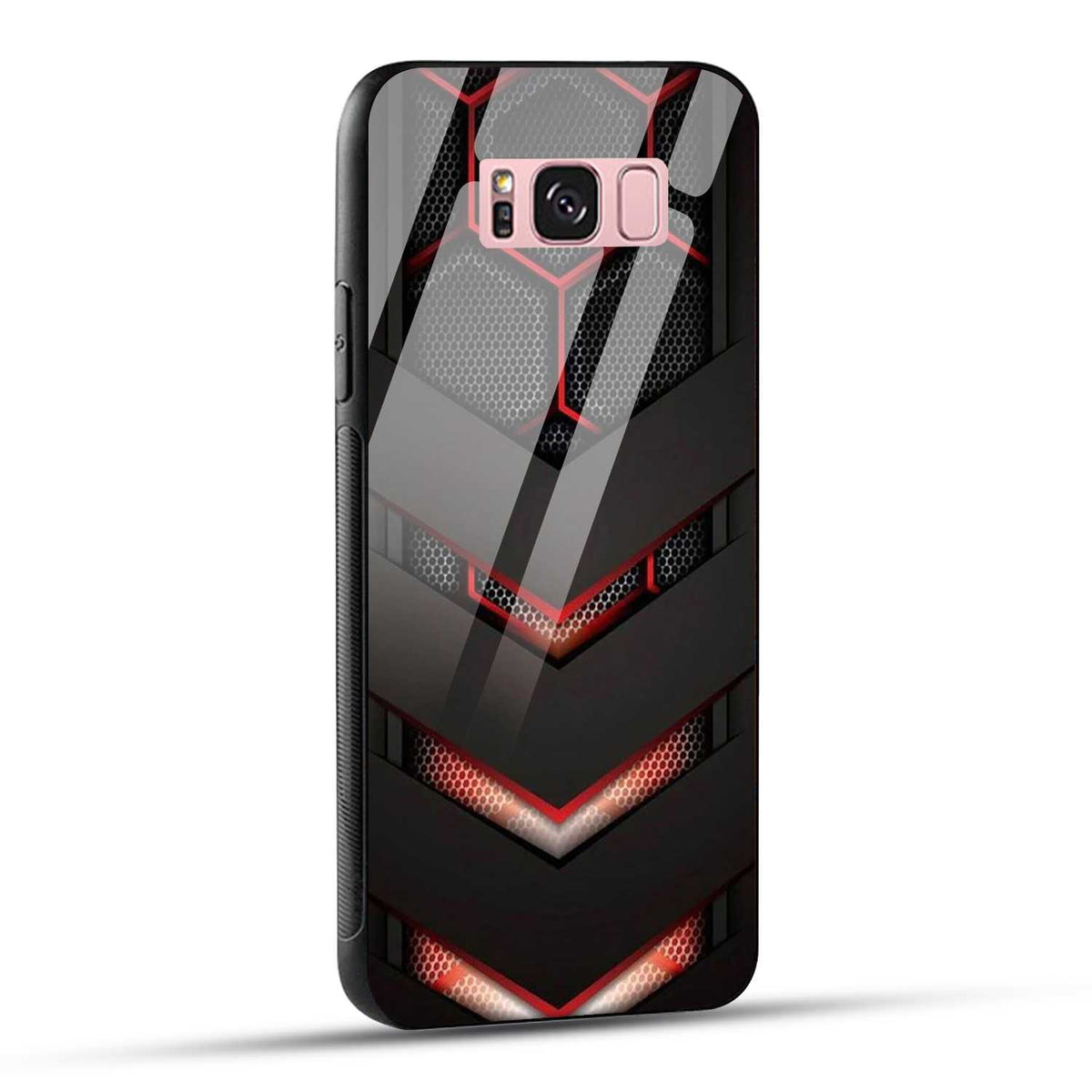 Samsung Galaxy S8 Plus Back Cover Robotic Abstract Printed Glass Case