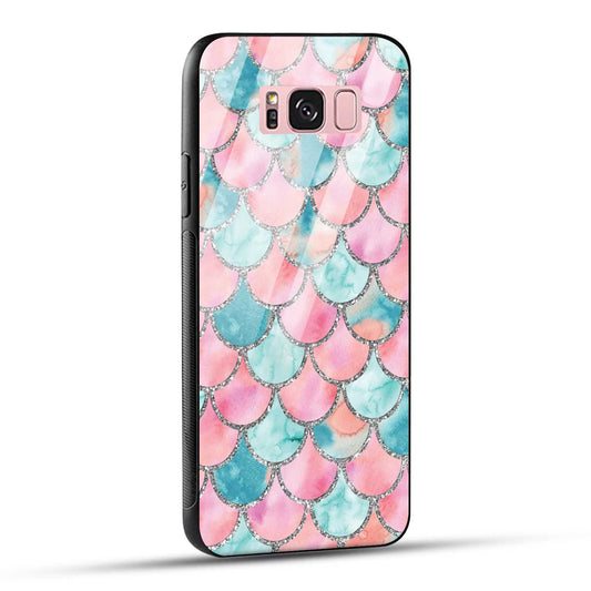 Samsung Galaxy S8 Plus Back Cover Mirror Pattern Printed Glass Case