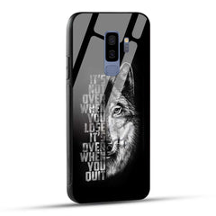 Samsung Galaxy S9 Plus Back Cover Motivational Positive Quote Printed Glass Case