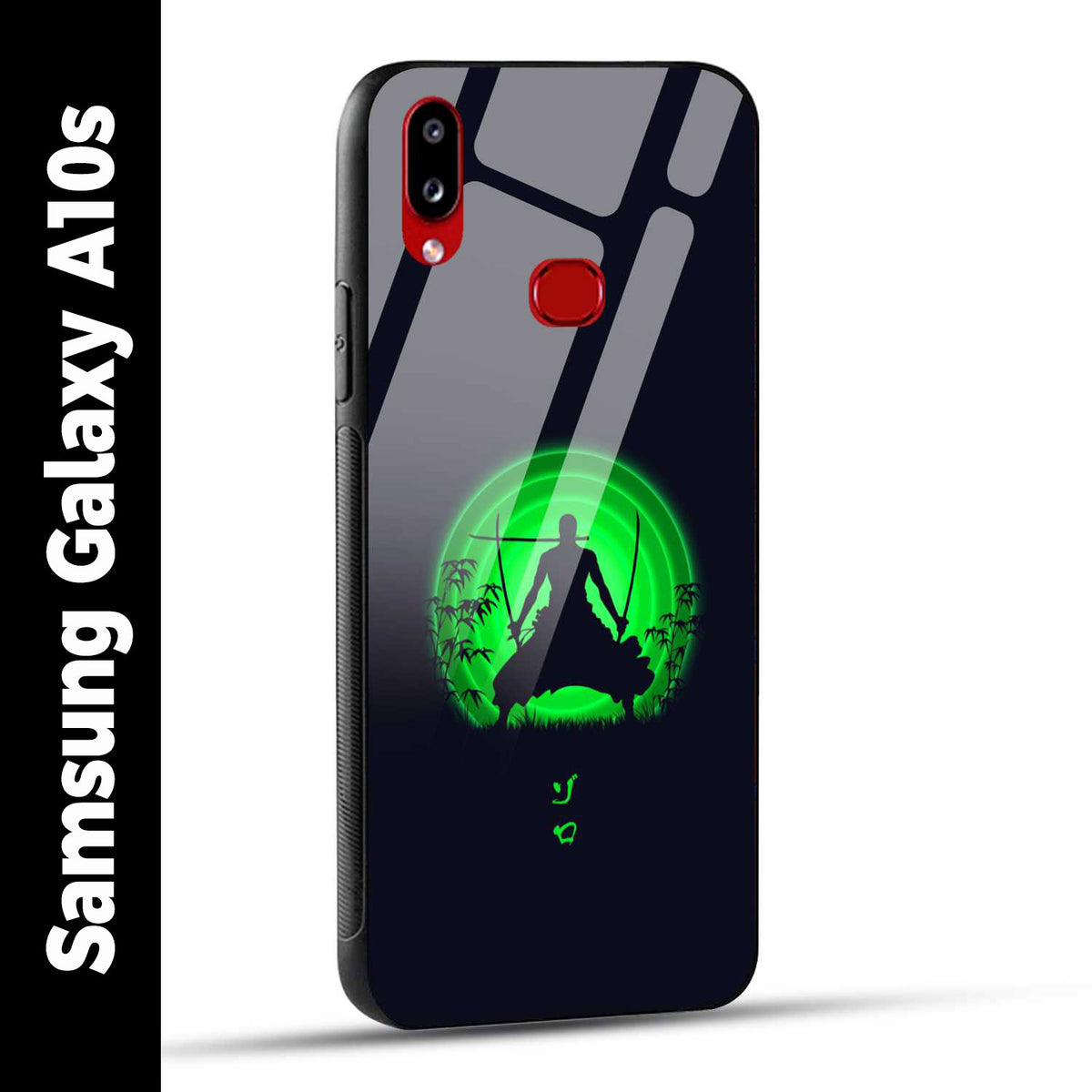 Samsung Galaxy A10s Back Cover Zoro Printed Glass Case
