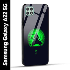Samsung Galaxy A22 5G Back Cover Zoro Printed Glass Case