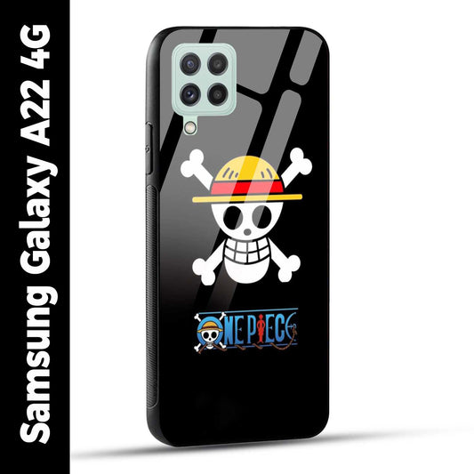 Samsung Galaxy A22 4G Back Cover One Piece Printed Glass Case