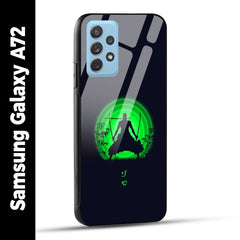 Samsung Galaxy A72 Back Cover Zoro Printed Glass Case
