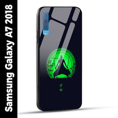 Samsung Galaxy A7 2018 Back Cover Zoro Printed Glass Case
