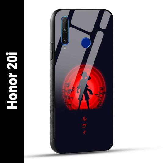 Honor 20i Back Cover Luffy One Piece Printed Glass Case