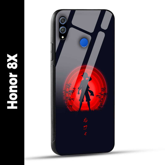 Honor 8X Back Cover Luffy One Piece Printed Glass Case
