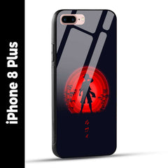 iPhone 8 Plus Back Cover Luffy One Piece Printed Glass Case