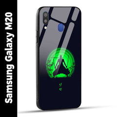 Samsung Galaxy M20 Back Cover Zoro Printed Glass Case