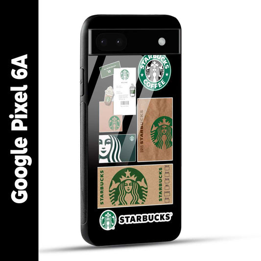 Google Pixel 6A Back Cover Starbucks Filter Coffee Printed Glass Case