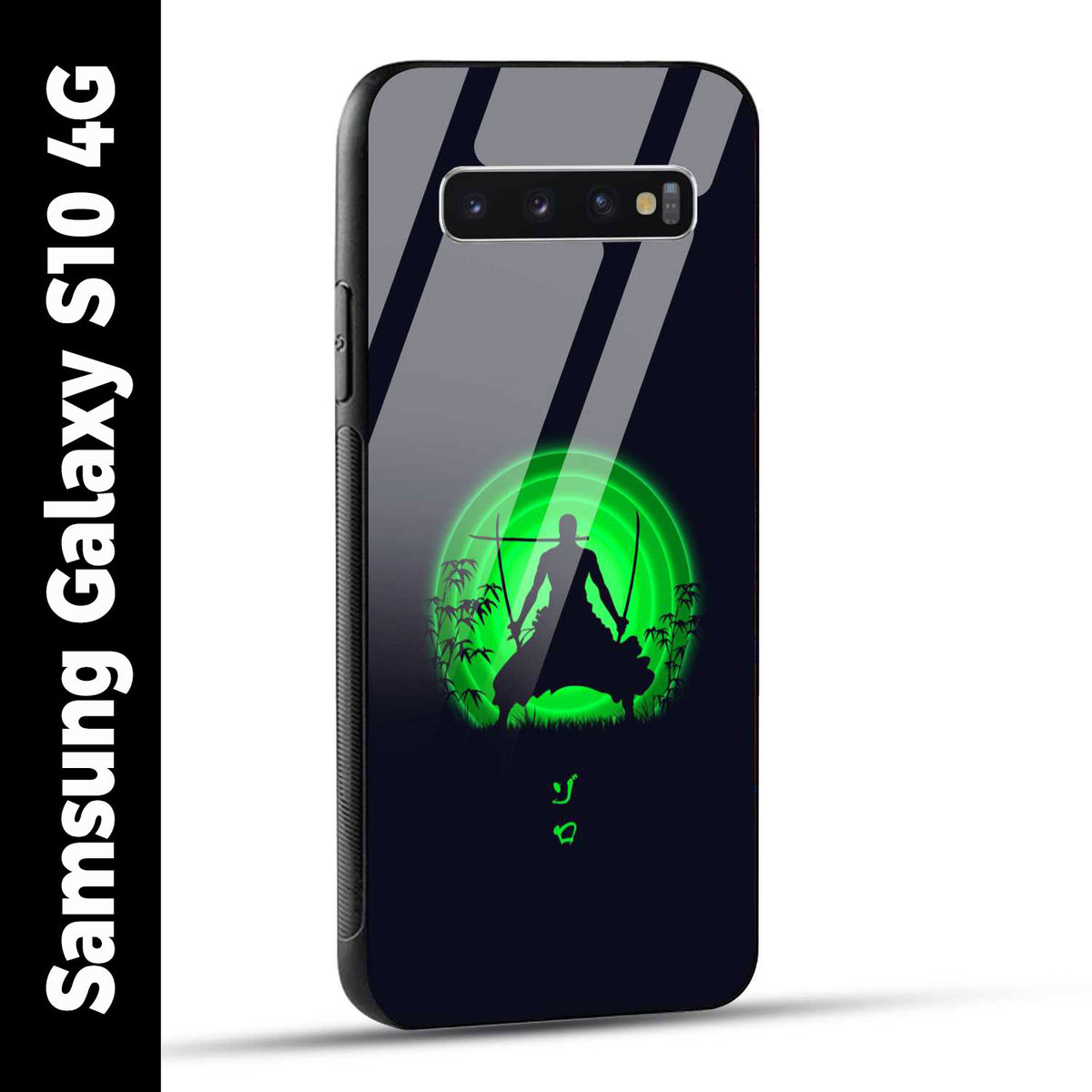 Samsung Galaxy S10 4G Back Cover Zoro Printed Glass Case
