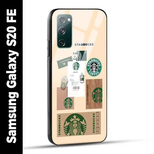 Samsung Galaxy S20 FE / Samsung Galaxy S20 FE 5G Back Cover Starbucks Coffee Printed Glass Case