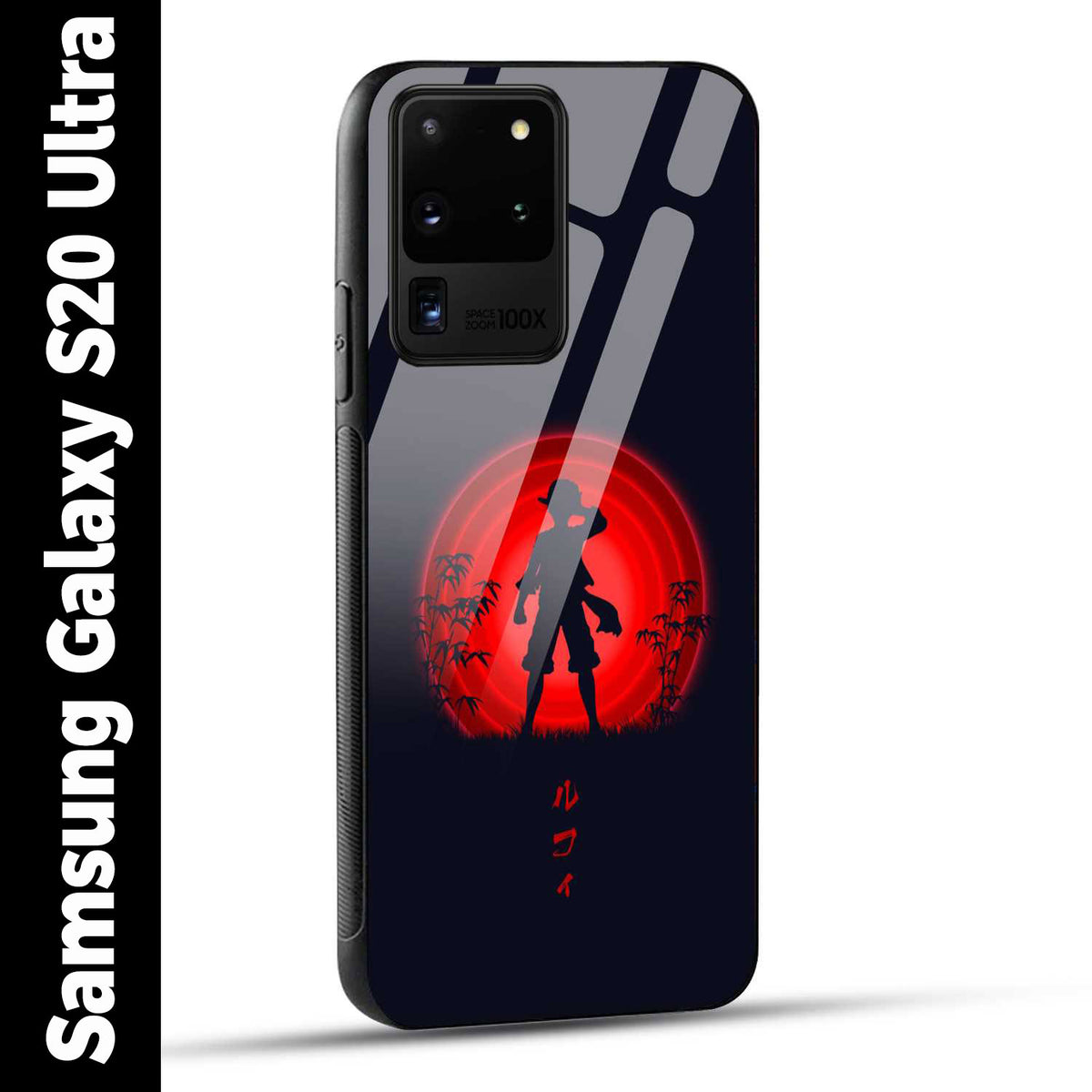 Samsung Galaxy S20 Ultra Back Cover Luffy One Piece Printed Glass Case