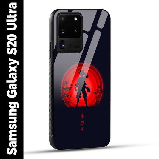 Samsung Galaxy S20 Ultra Back Cover Luffy One Piece Printed Glass Case