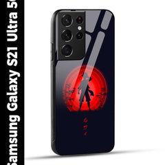 Samsung Galaxy S21 Ultra 5G Back Cover Luffy One Piece Printed Glass Case