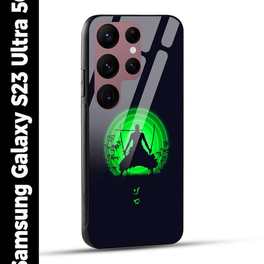 Samsung Galaxy S23 Ultra 5G Back Cover Zoro Printed Glass Case
