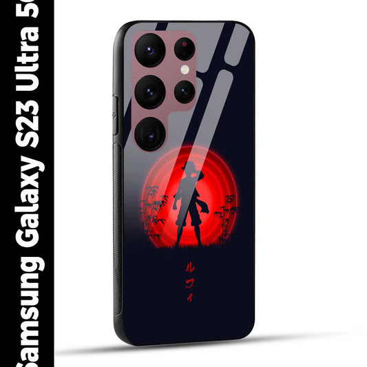 Samsung Galaxy S23 Ultra 5G Back Cover Luffy One Piece Printed Glass Case