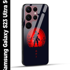 Samsung Galaxy S23 Ultra 5G Back Cover Luffy One Piece Printed Glass Case