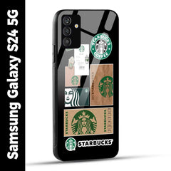 Samsung Galaxy S24 5G Back Cover Starbucks Filter Coffee Printed Glass Case