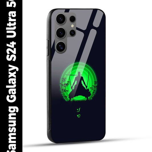 Samsung Galaxy S24 Ultra 5G Back Cover Zoro Printed Glass Case