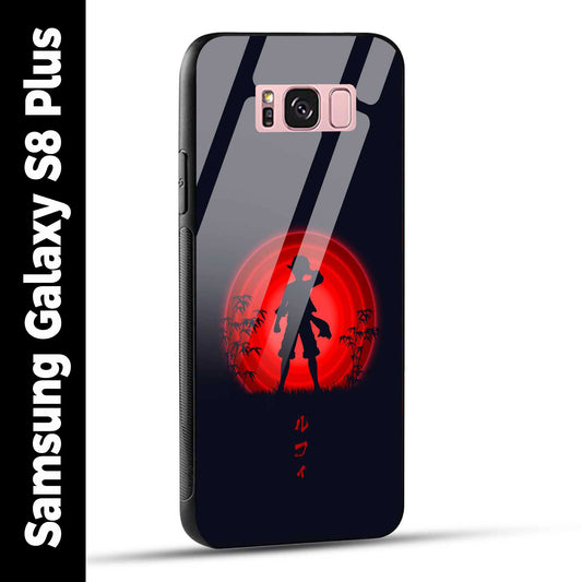 Samsung Galaxy S8 Plus Back Cover Luffy One Piece Printed Glass Case